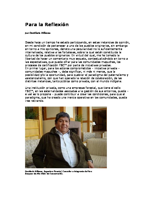 Para la Reflexion